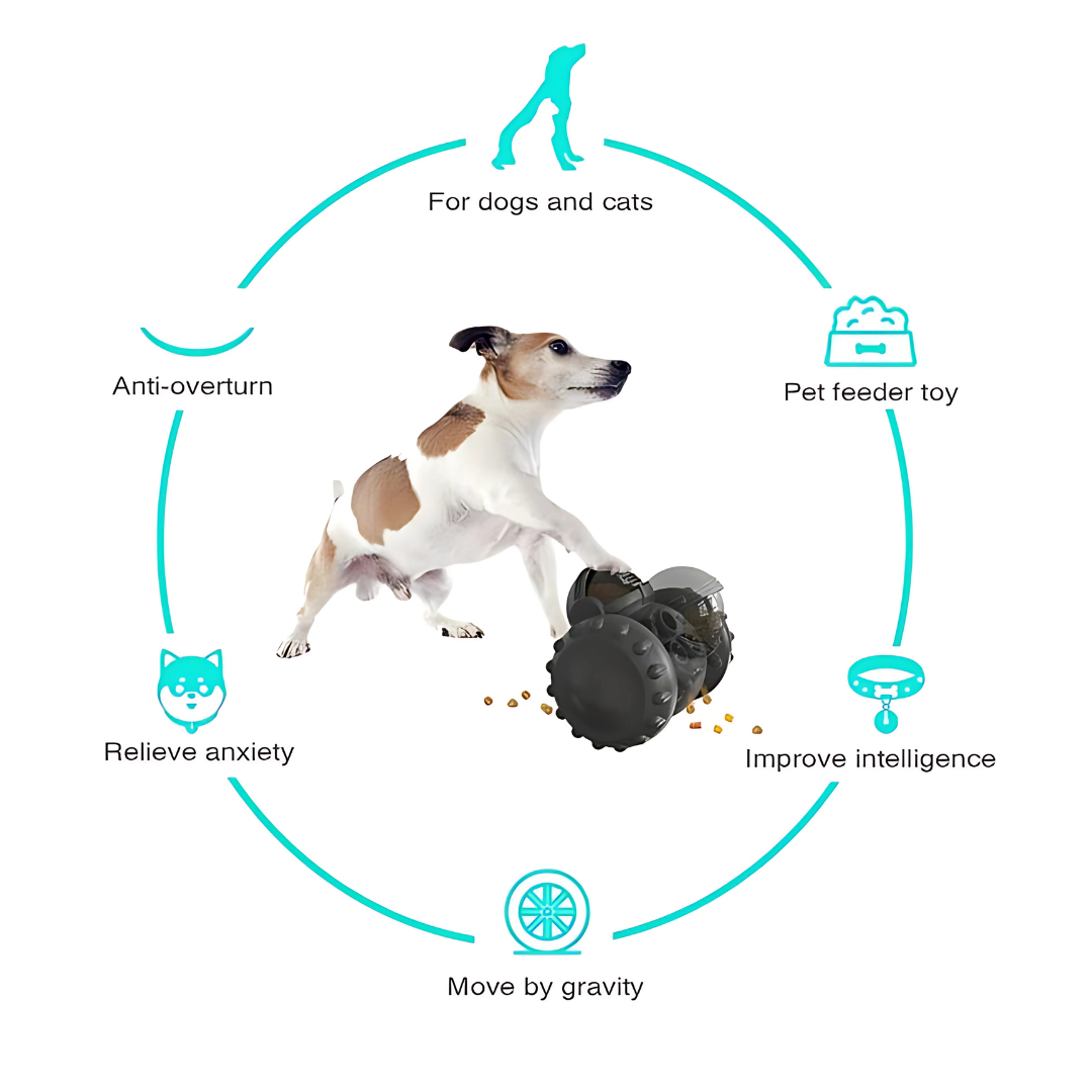 Lunara – Smart Dog & Cat Food Puzzle Toy Car