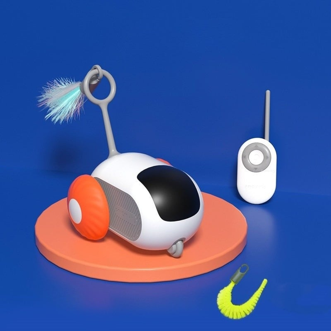 Whirlora™ – Smart Cat Toy Car | Auto-Chasing & Rechargeable