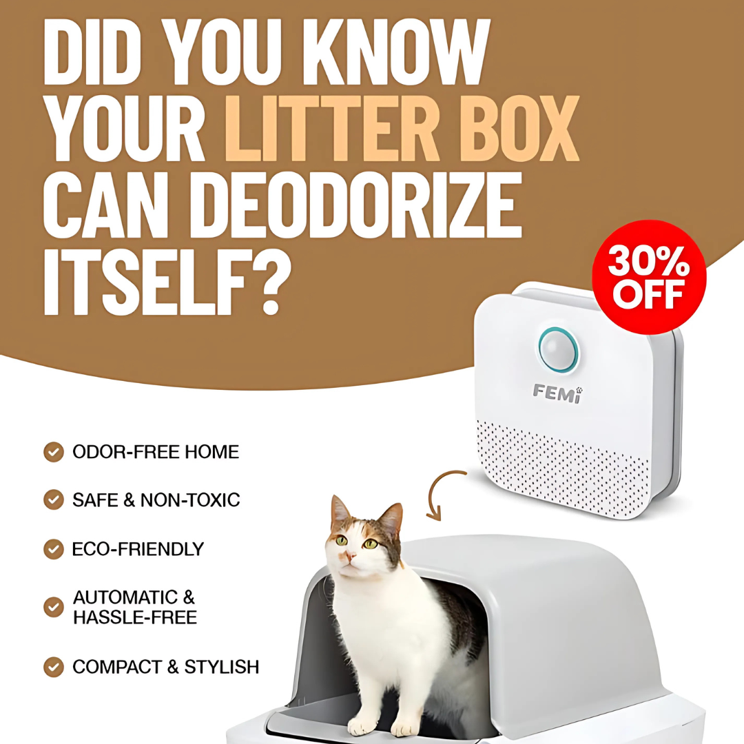 FemiFresh™ – Smart Pet Deodorizer for Litter & Home Freshness