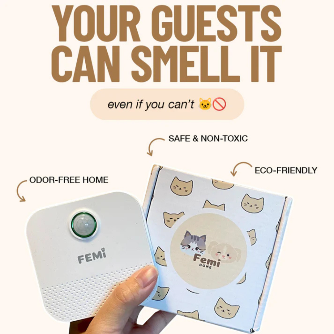 FemiFresh™ – Smart Pet Deodorizer for Litter & Home Freshness