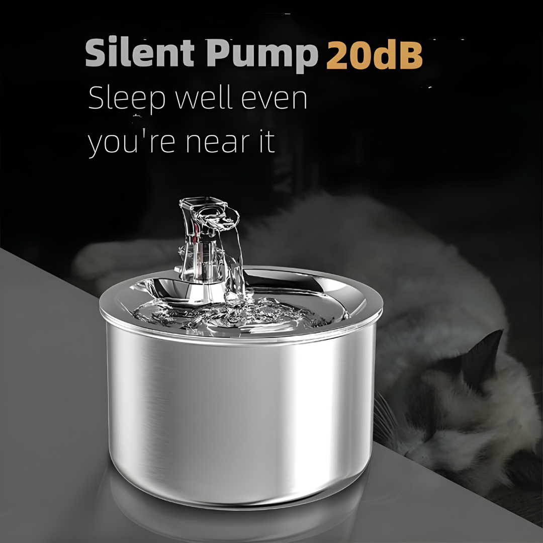 Whiskora™ – Automatic Cat Water Fountain with Sensor
