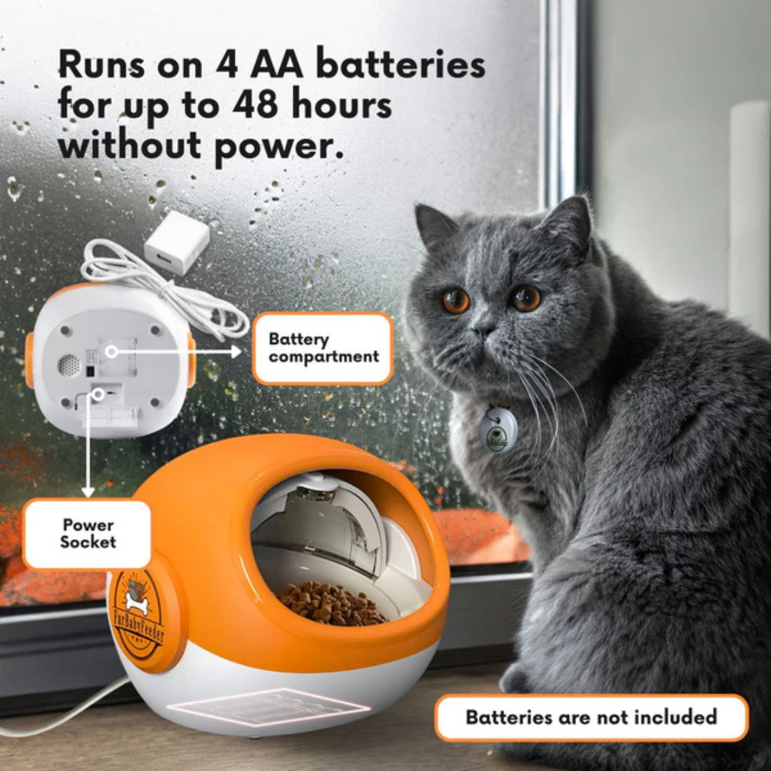 Lunara – Automatic RFID Pet Feeder for Cats & Small Dogs