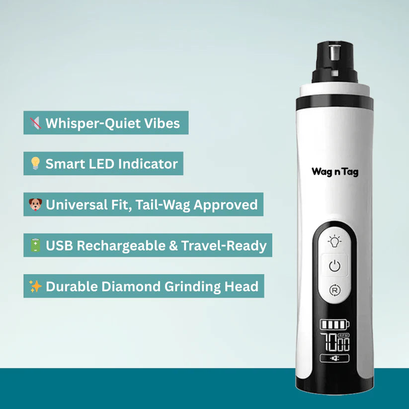 Lunarapaws – Silent Nail Grinder for Dogs & Cats