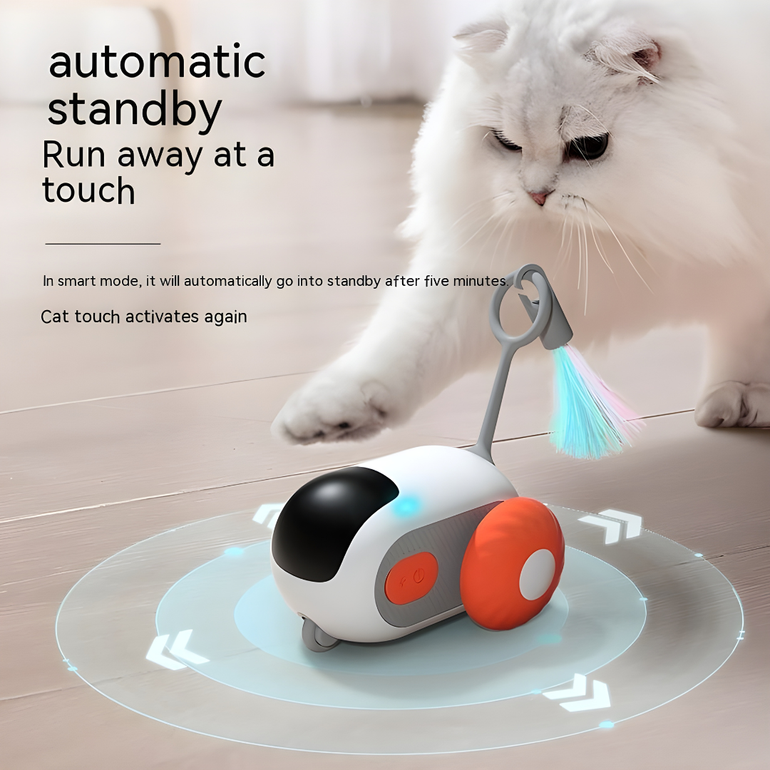 Whirlora™ – Smart Cat Toy Car | Auto-Chasing & Rechargeable