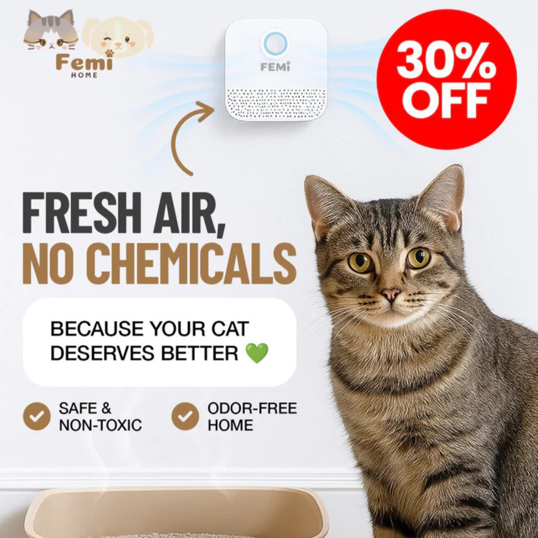 FemiFresh™ – Smart Pet Deodorizer for Litter & Home Freshness