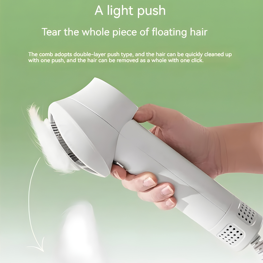 Pawdrya™ – Smart Pet Hair Dryer & Comb for Dogs & Cats