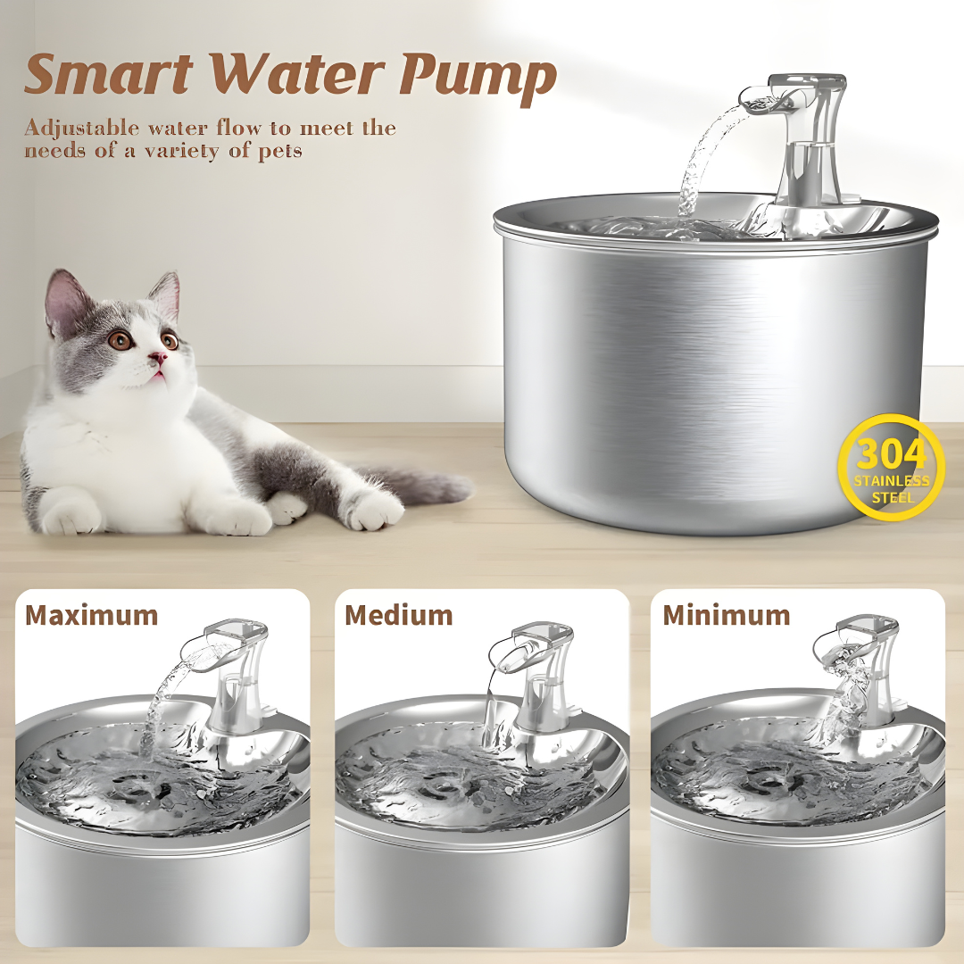 Whiskora™ – Automatic Cat Water Fountain with Sensor