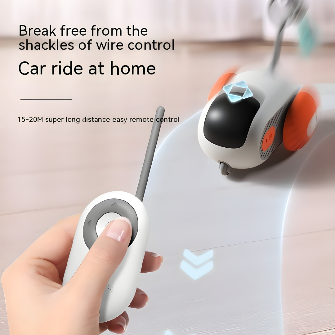 Whirlora™ – Smart Cat Toy Car | Auto-Chasing & Rechargeable