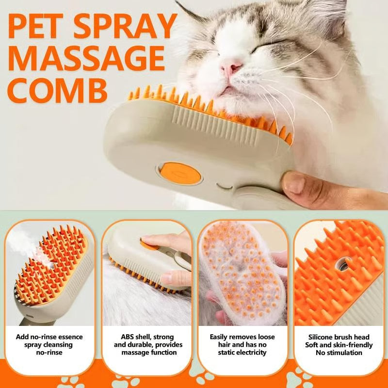 Furriva – Pet Steam Brush for Easy Grooming