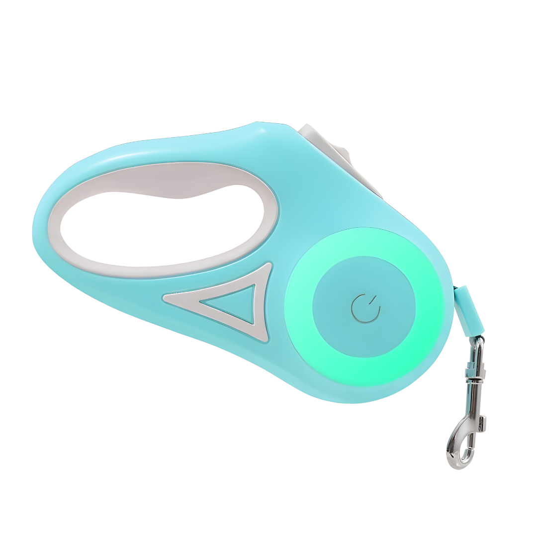 LunaraPets™ – Retractable Dog Leash with LED Light & Collar Set