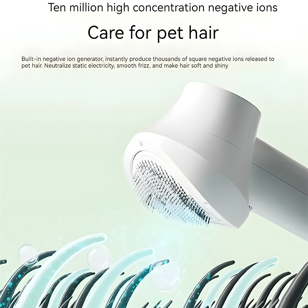 Pawdrya™ – Smart Pet Hair Dryer & Comb for Dogs & Cats
