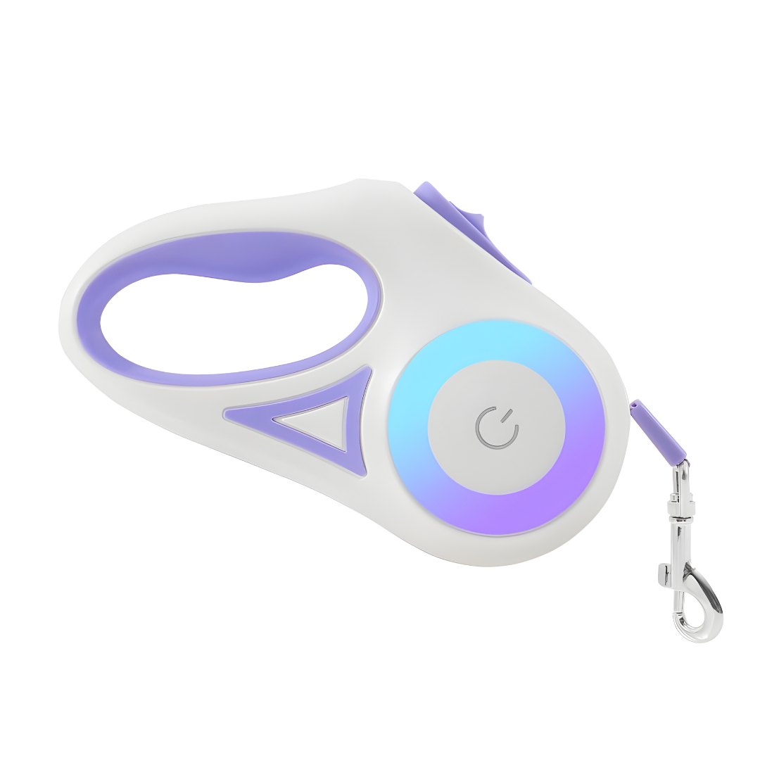 LunaraPets™ – Retractable Dog Leash with LED Light & Collar Set