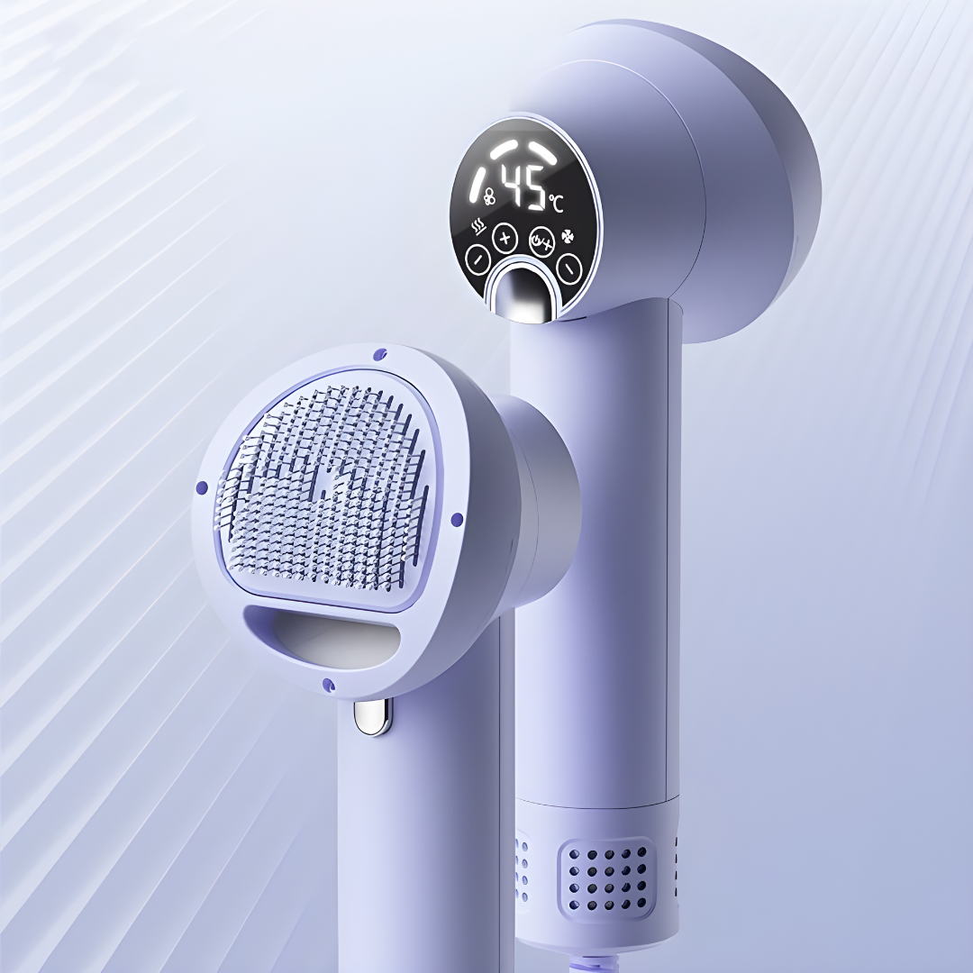 Pawdrya™ – Smart Pet Hair Dryer & Comb for Dogs & Cats
