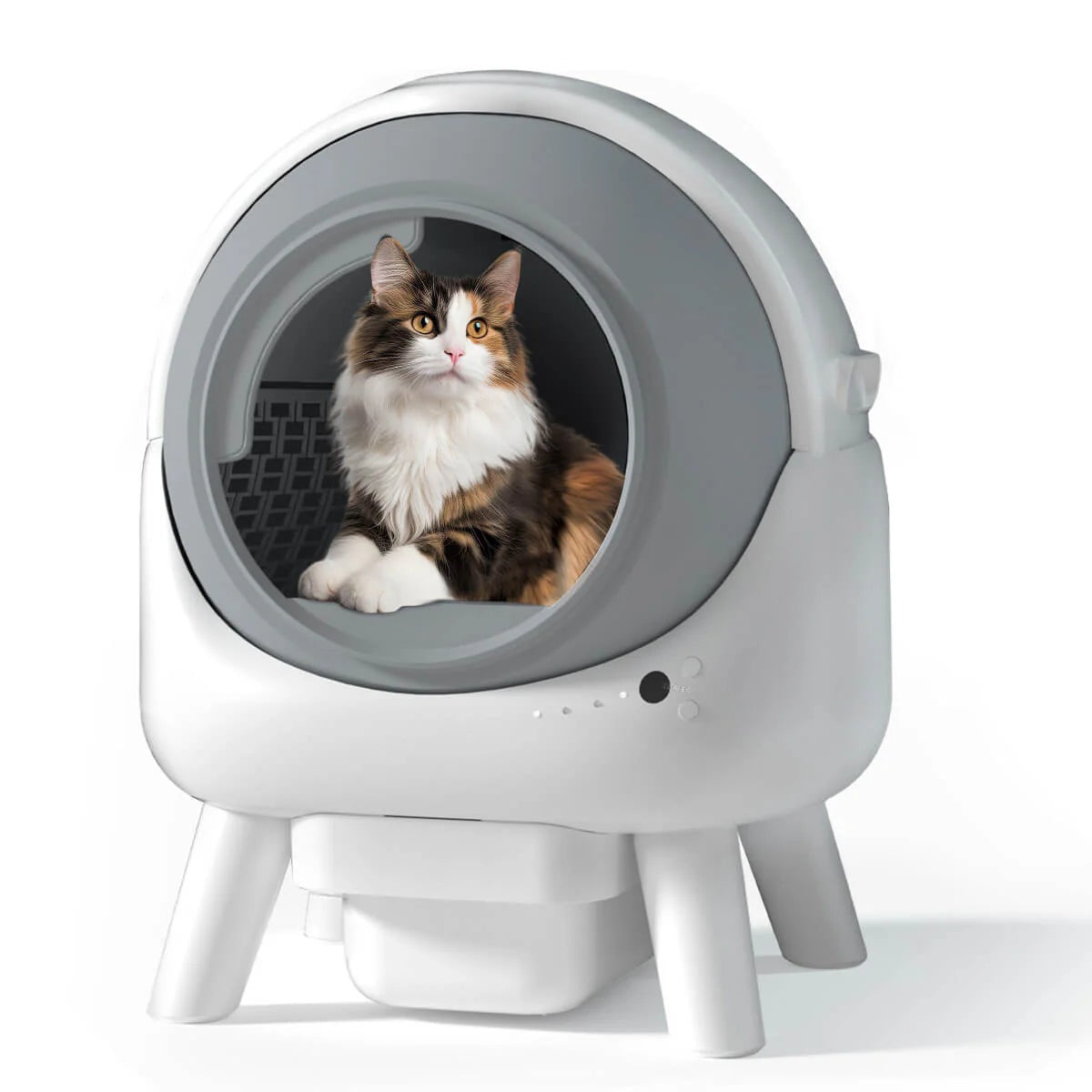 Whiskora™ – Wide Opening Smart Self-Cleaning Litter Box