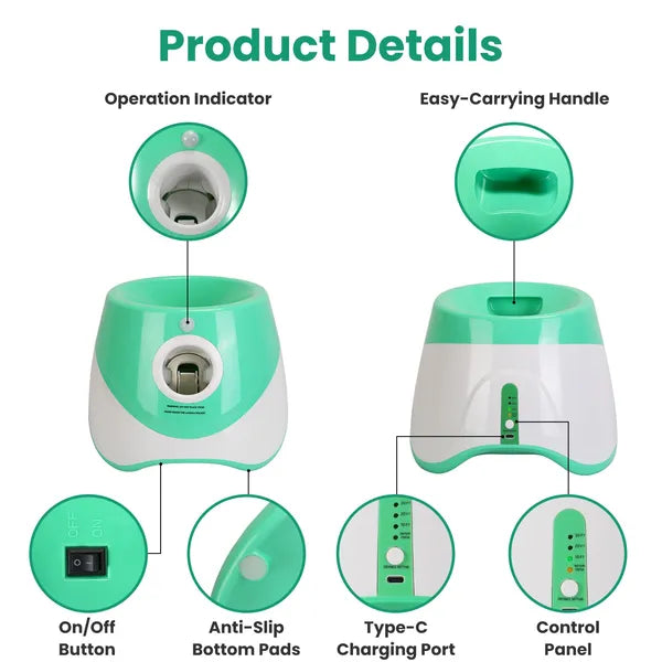 Pawvera™ – Smart Automatic Dog Ball Launcher for Endless Fetch & Active Play