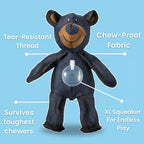 Tuffora – Durable Bear Dog Chew Toy for Aggressive Chewers