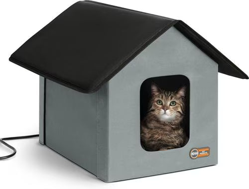 Whiskora – Outdoor Heated Cat House Shelter for Winter & Outdoor Cats