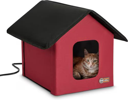 Whiskora – Outdoor Heated Cat House Shelter for Winter & Outdoor Cats