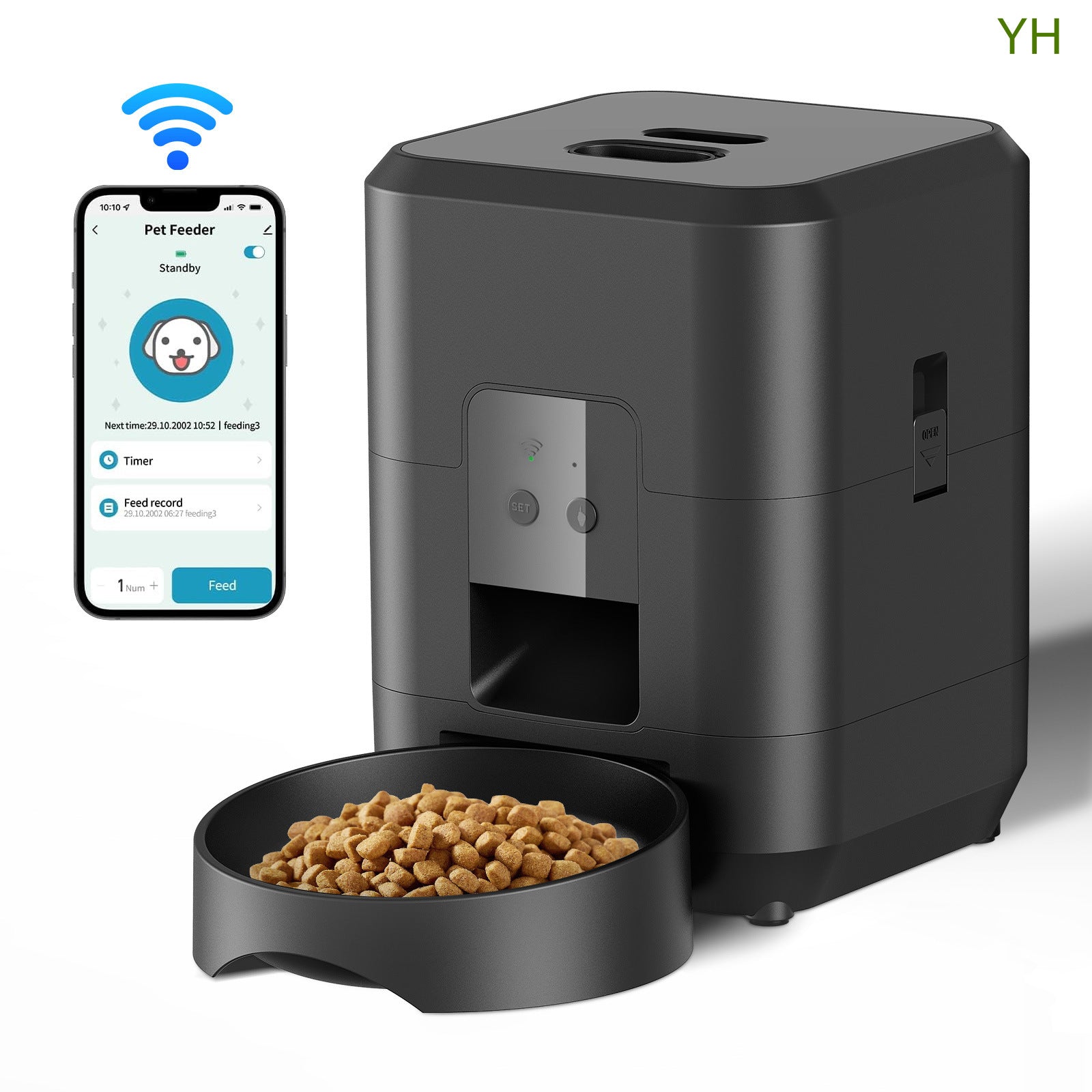 Pawlora – Smart Pet Feeder with Timed Portion Control & Remote App
