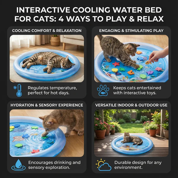 Aquapawra – Interactive Cooling Water Bed for Cats & Small Pets