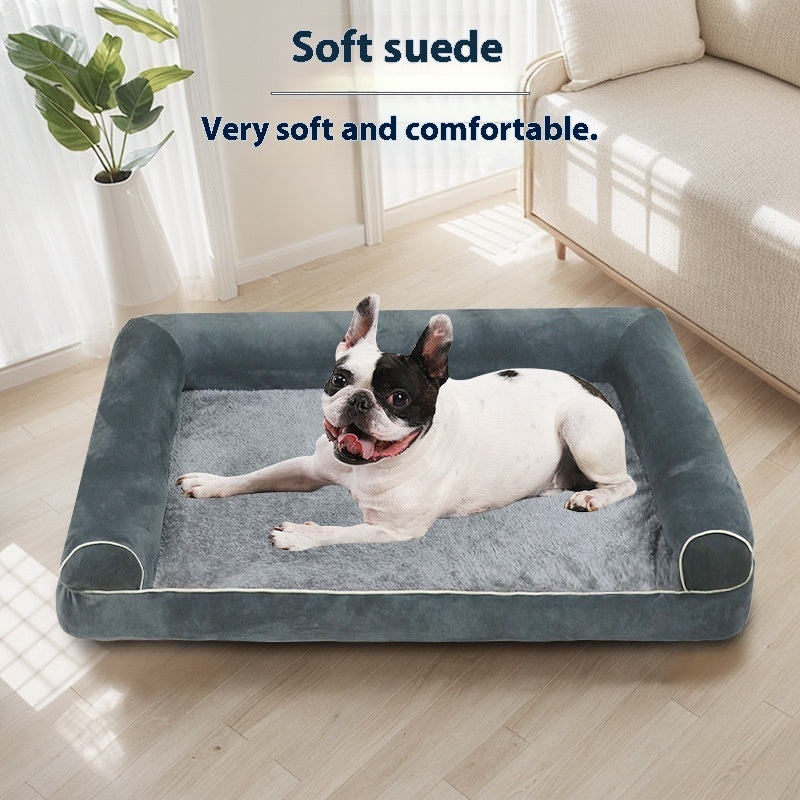 Lunava™ – Orthopedic Pet Sofa Bed for Dogs & Cats