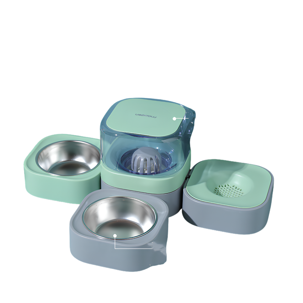 Petvora™ – Personalized Pet Food & Water Dispenser Station