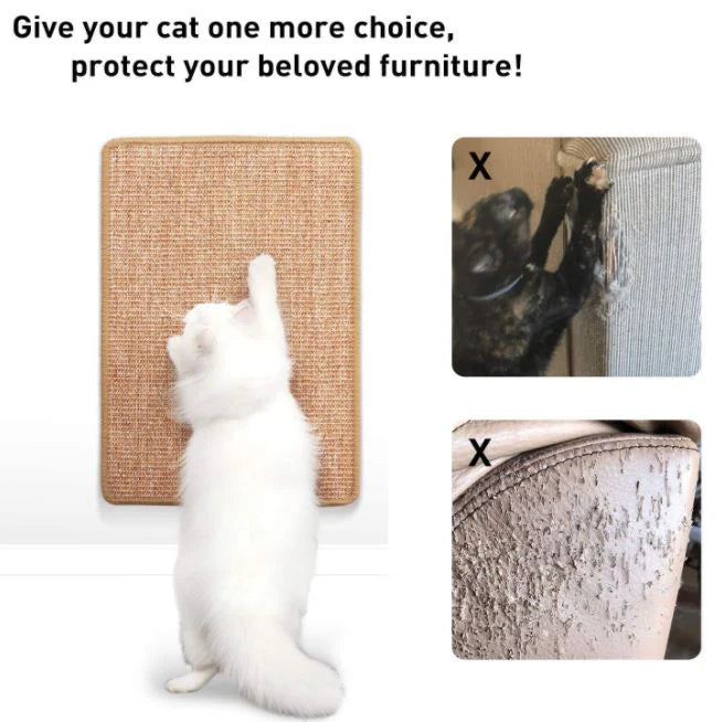 Sisalyn – Durable Sisal Cat Scratching Mat for Furniture Protection