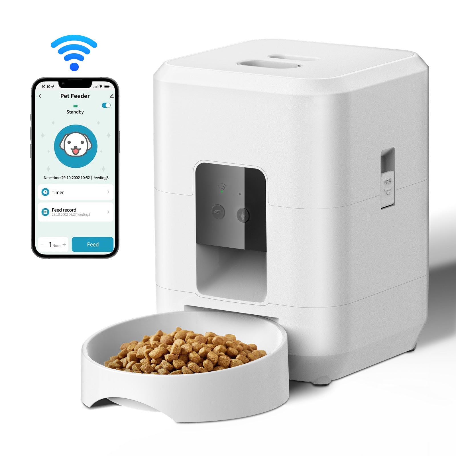 Pawlora – Smart Pet Feeder with Timed Portion Control & Remote App