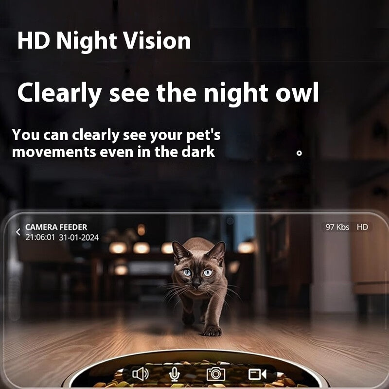 Pawtera – Smart Pet Feeder with HD Camera & App Control