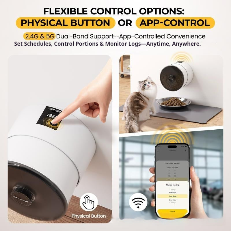 Furrivo – Smart WiFi Pet Feeder with Clog-Free Design