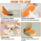 Furriva – Pet Steam Brush for Easy Grooming