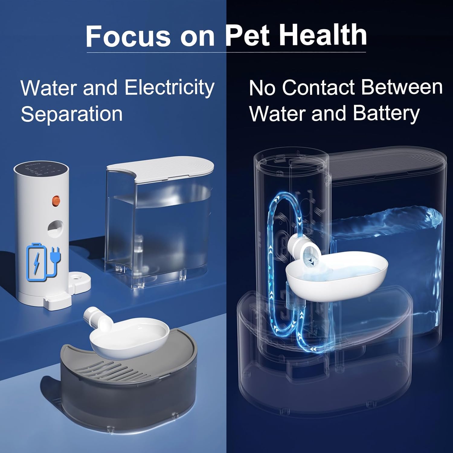 Pawquora – Smart Cordless Pet Water Fountain (3.5L)