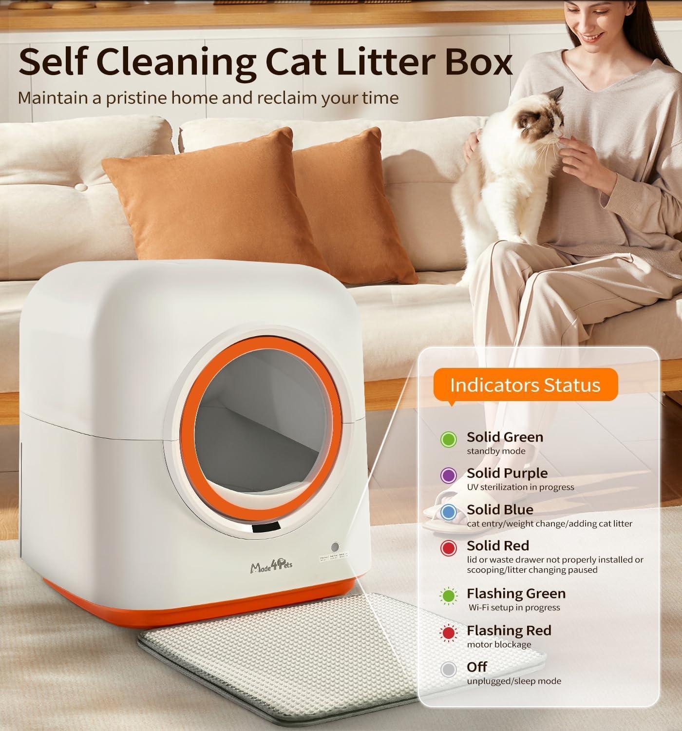 Furriva – Smart Self-Cleaning Cat Litter Box for Easy Maintenance
