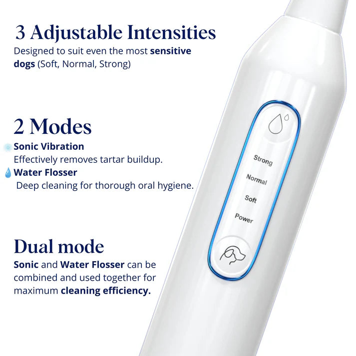Pawvia™ – Silent Sonic Dog Plaque & Tartar Remover Kit
