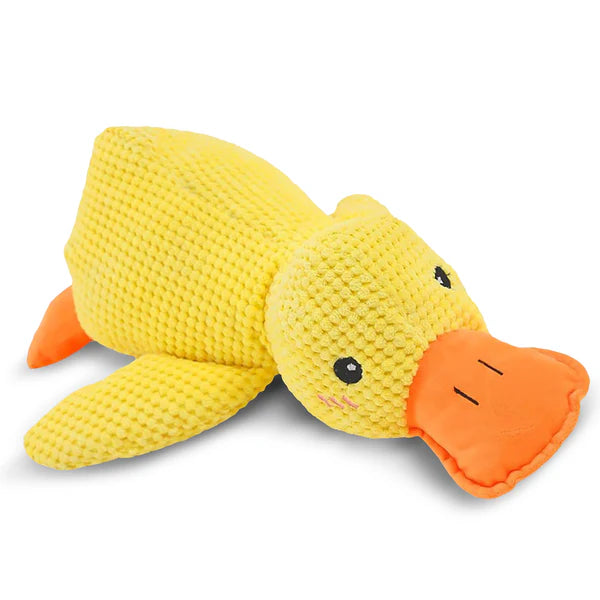 Zylera – Indestructible Duck Dog Toy for Anxiety & Play