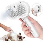 Pawmora – Steam Mist Pet Grooming Brush for Dogs & Cats
