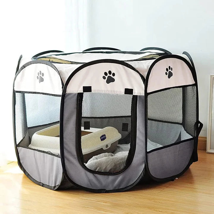 Pawvera – Spacious Pet Play Pen for Cats, Puppies & Small Pets