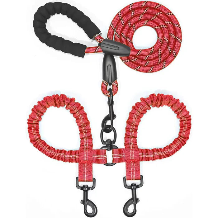 Pawvera – Heavy Duty Shock-Absorbing Dog Leash for Strong Pullers