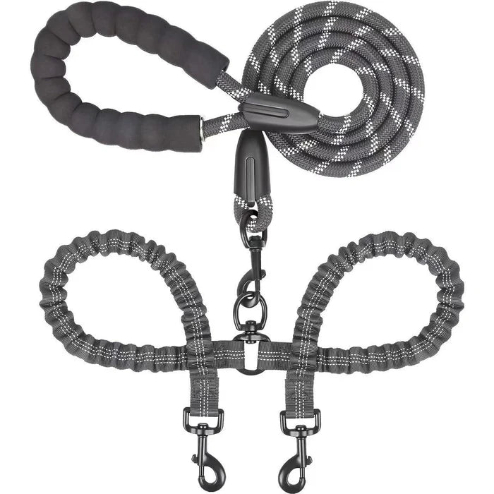 Pawvera – Heavy Duty Shock-Absorbing Dog Leash for Strong Pullers