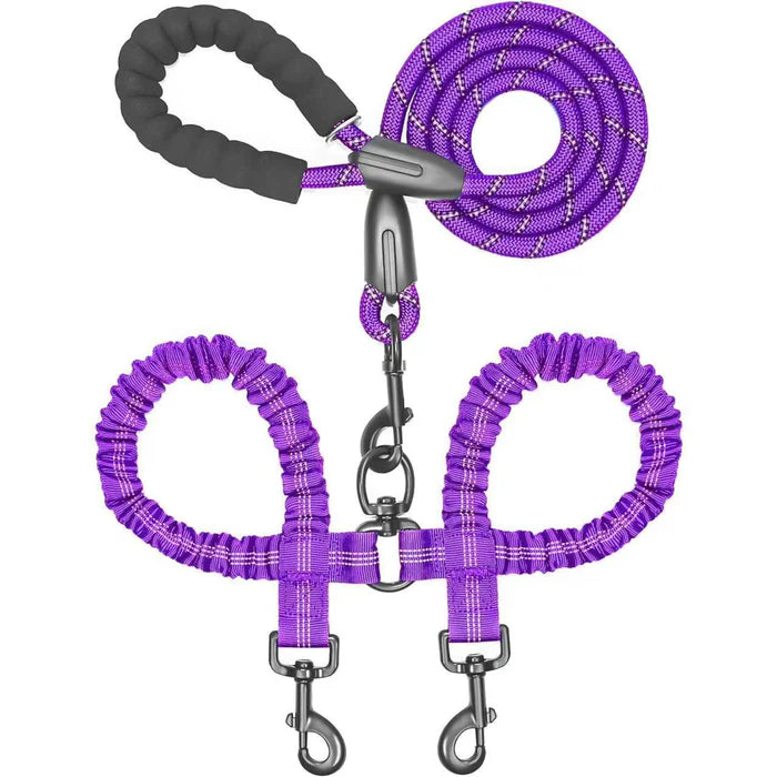 Pawvera – Heavy Duty Shock-Absorbing Dog Leash for Strong Pullers