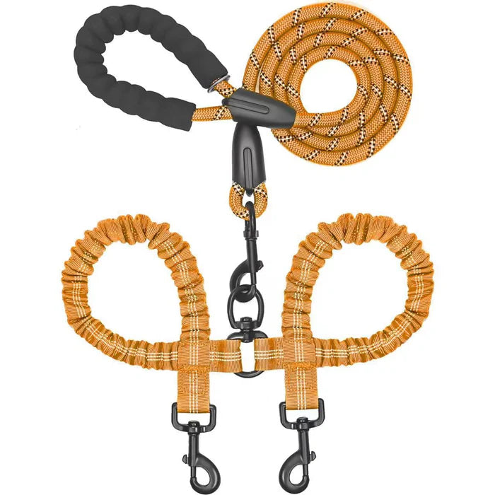 Pawvera – Heavy Duty Shock-Absorbing Dog Leash for Strong Pullers