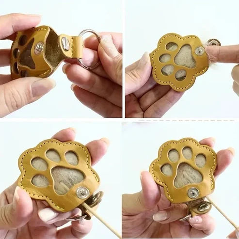 Pawmora – Pet Hair Keepsake Memory Keychain
