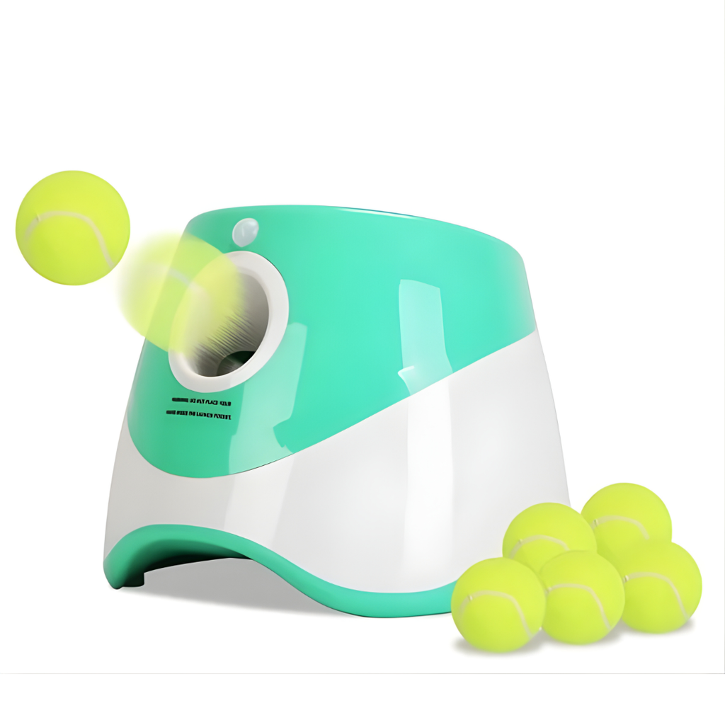 Pawvera™ – Smart Automatic Dog Ball Launcher for Endless Fetch & Active Play