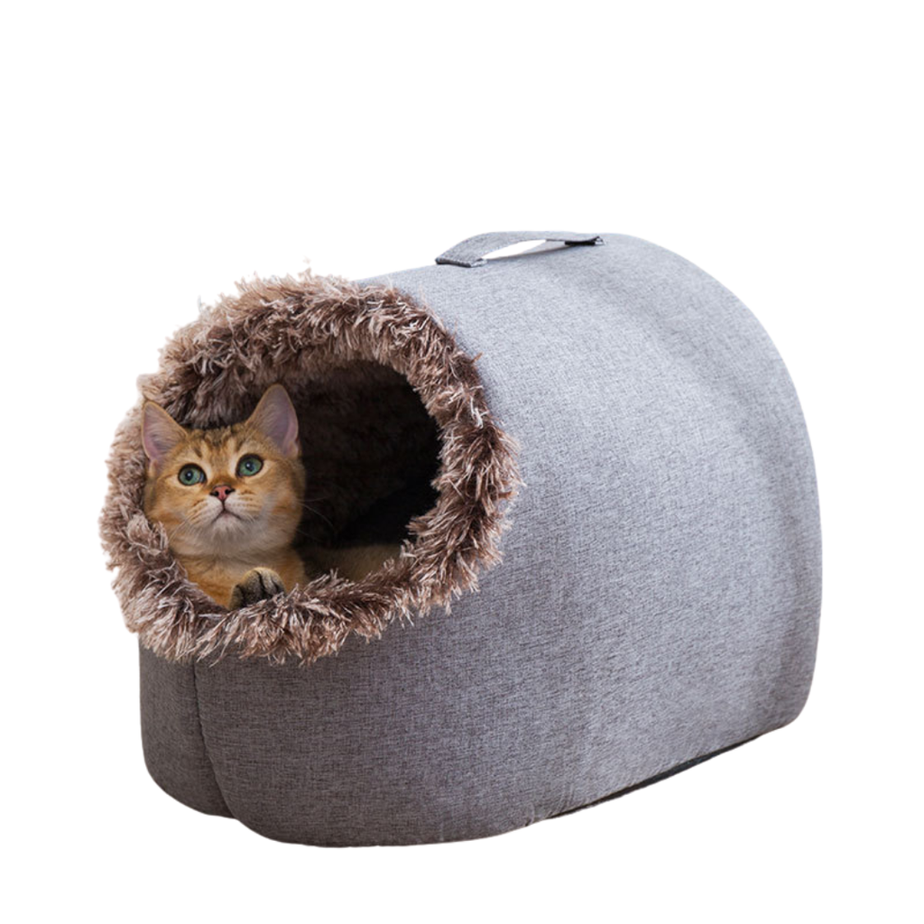 Pawluna – Cozy Winter Cave Bed for Dogs & Cats