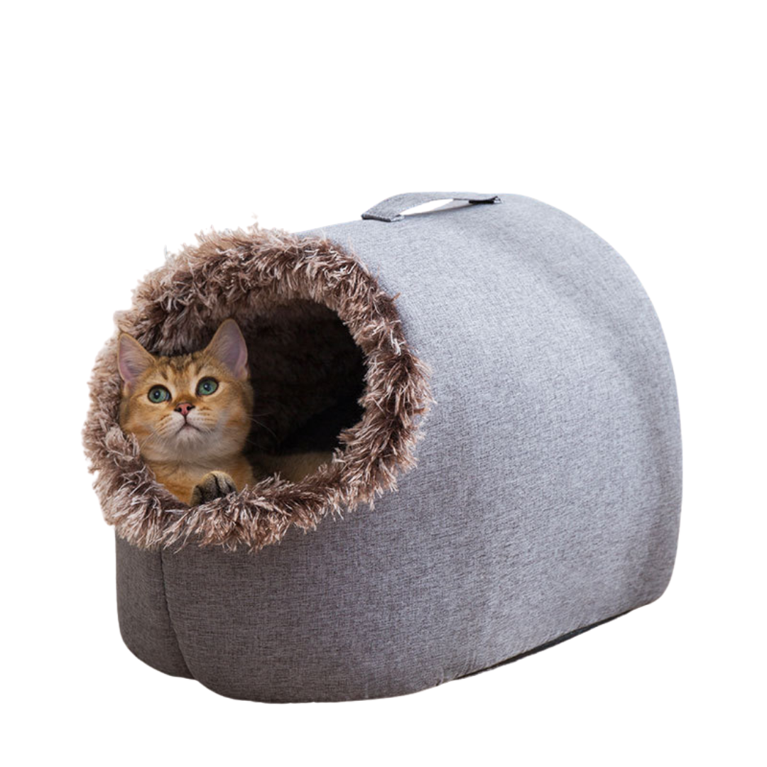 Pawluna – Cozy Winter Cave Bed for Dogs & Cats