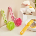 Furriva – Long-Handle Pet Bath Brush with Shampoo Dispenser