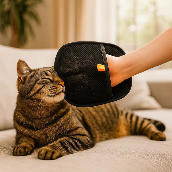 Furvella – Pet Hair Removal Grooming Glove for Dogs & Cats