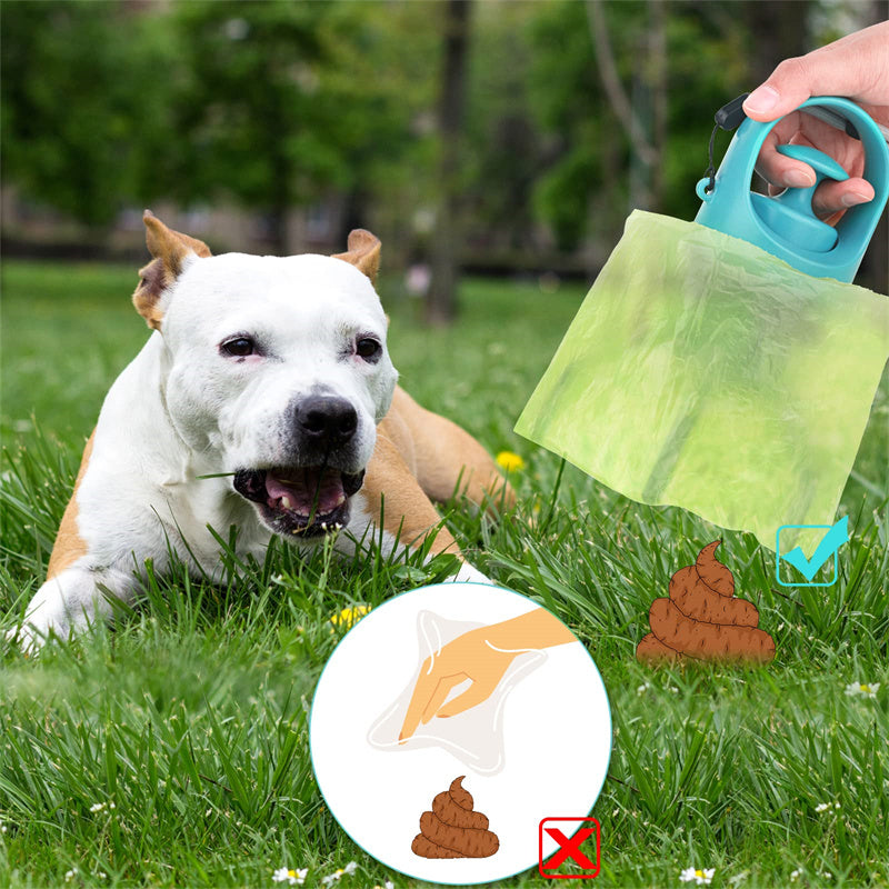 Pawlior – Portable Dog Poop Scooper with Biodegradable Bags