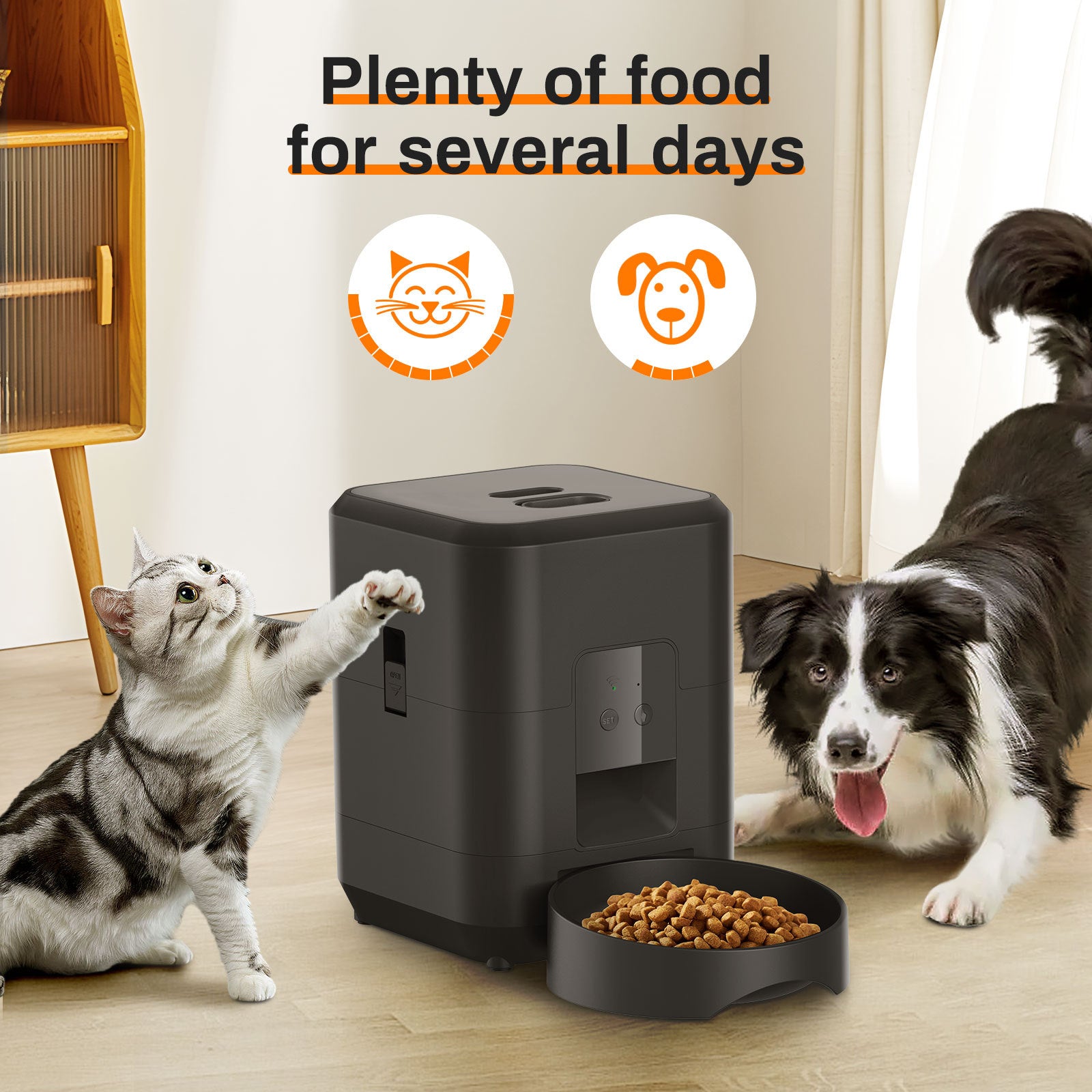 Pawlora – Smart Pet Feeder with Timed Portion Control & Remote App