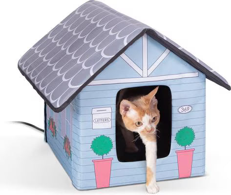 Whiskora – Outdoor Heated Cat House Shelter for Winter & Outdoor Cats
